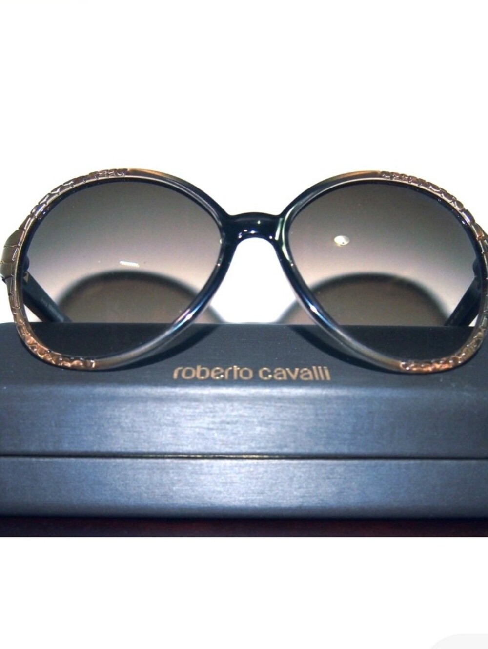 Roberto Cavalli Maria pearl blue glasses rx lenses for magnification